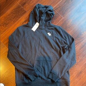 Abercrombie & Fitch Black Hoodie with Logo